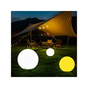 Prezzo di fabbrica forniture da giardino all'ingrosso illuminazione solare plastica pianeta luce lunare lampada a globo telecomandata uso esterno