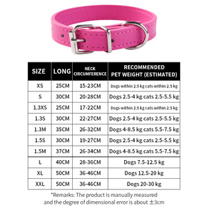 Luxury Adjustable PU Leather Dog Collar with Metal Buckle D Ring Modern Simple Style Training Collar <strong>Belt</strong> for Dogs and <strong>Cats</strong> - Product Image 6