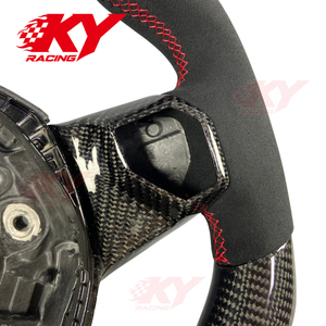 Volante Deportivo de Carreras de Fibra de Carbono con Parte Superior Plana para Lamborghini Aventador S Roadster LP700 LP720 LP750 LP780 para Urus - Product Image 2