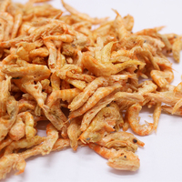 VOONLINE Crevettes séchées sans sel et lyophilisées Poissons d'eau douce et de mer Aquarium Fruits de mer Nourriture pour animaux de compagnie