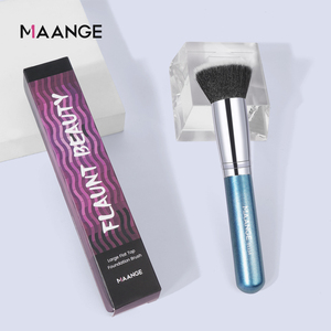 MAANGE – <span class=keywords><strong>pinceau</strong></span> <span class=keywords><strong>kabuki</strong></span> professionnel pour <span class=keywords><strong>fond</strong></span> <span class=keywords><strong>de</strong></span> <span class=keywords><strong>teint</strong></span> <span class=keywords><strong>liquide</strong></span>, marque privée, grand <span class=keywords><strong>fond</strong></span> <span class=keywords><strong>de</strong></span> <span class=keywords><strong>teint</strong></span> plat avec boîte - Product Image 2