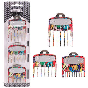 Protectores de Acero Inoxidable para Cortapelos, Peines para Cortar el Cabello para Hombres, Herramientas de Peluquería - Product Image 1