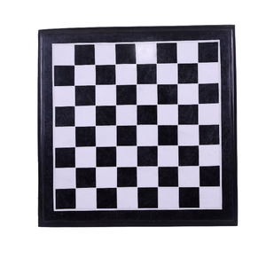 Échiquier en marbre poli noir de 12 pouces Produit technique en pierre artisanale - Product Image 6