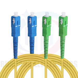 Rg nhà máy Simplex SM sợi quang vá dây 1 + 6/1.8 g652d 18 lõi FTTH CATV 3.0mm 1M LC UPC PVC/LSZH cáp thông tin liên lạc - Product Image 1