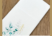 Serviettes de table Airlaid pour couverts de restaurant avec impression de logo