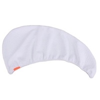 Serviette de bain en microfibre élastique gaufrée, serviette de séchage de cheveux en microfibre avec logo personnalisé pour femmes