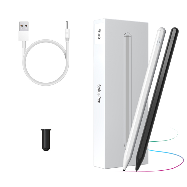 Fine Tip Active Digital Stylus Pen with Universal Fiber Tip for Drawing and Handwriting Android Touch Screen Tablet