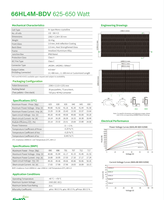 Panneau solaire bifacial double vitrage Jinko JKM625N-66HL4M-BDV 625W N Type TOPCon HOT 3.0 SMBB à haut rendement, module PV commercial