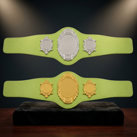 Ceinture de championnat de lutte personnalisée pour adultes, ceinture de championnat de boxe en métal, logo personnalisé, nom du champion, récompense pour les vainqueurs