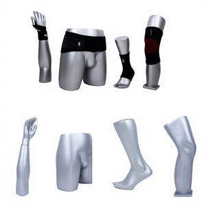 Mannequins <span class=keywords><strong>en</strong></span> PRV pour l'affichage d'équipements de protection médicale : Modèles pour protections de genoux, hanches, pieds et <span class=keywords><strong>bras</strong></span> pour hommes - Product Image 2