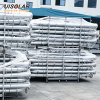 UISOLAR - Anclaje Helicoidal Galvanizado en Caliente para Paneles Solares, Tornillo de Anclaje para Suelo, Tornillos de Fundación para Paneles Solares