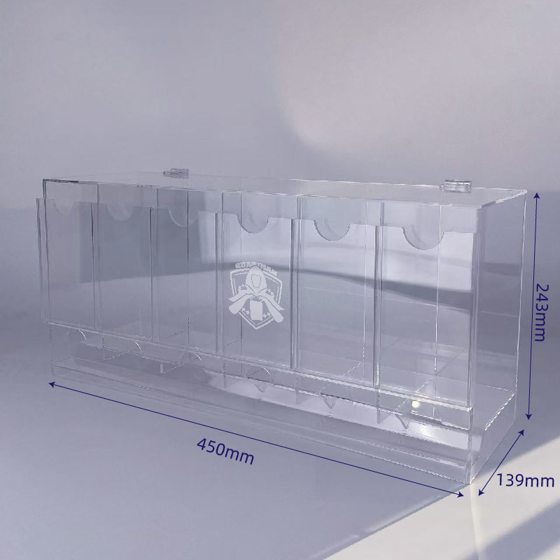 Transparent à 6 emplacements