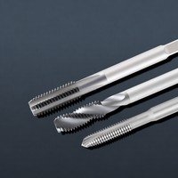 Tap Spiral Baja Tungsten untuk Mesin, Tap Karbida Ulir Halus untuk Baja Tahan Karat Ukuran M2-M8 Buatan Tiongkok Daratan