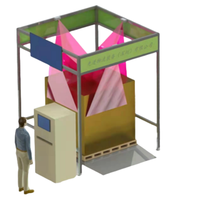 Máquina eficiente de medición dimensional del sistema de palés para un almacén de medición de volumen preciso