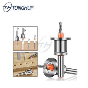 Mũi khoan mũi khoan có thể điều chỉnh thon mũi khoan tự khai thác mũi khoan vít với Lỗ côn giới hạn Bạc - Product Image 5