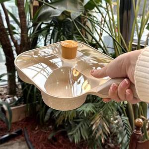 Poêle à œufs antiadhésive en pierre Maifan à quatre trous avec couvercle Compatible avec les cuisinières à induction Pour les hôtels et les restaurants Utilisation du petit-déjeuner - Product Image 3