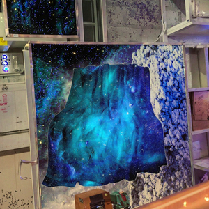 Manta Jacquard Levens Galaxy Space para mujeres, niñas y niños, con estampado de ciencia ficción, decoración del hogar, ropa de cama suave y acogedora, 100% para invierno - Product Image 3