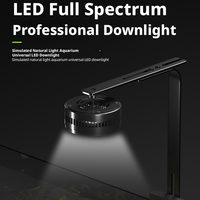 Support de lampe métallique réglable à pince, support de fixation réglable en hauteur pour l'éclairage de l'aquarium