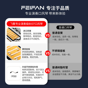 Melódica Feifan de 37 teclas BX37, armónica profesional para principiantes y adultos - Product Image 1