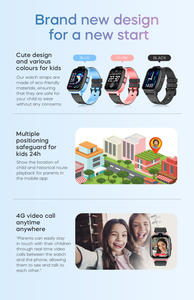 Reloj Telefónico para Niños con Cámara HD 4G, GPS, Tarjeta SIM, Videollamada, Respuesta de Llamadas, SOS, Android, IP67, Resistente al Agua, Reloj Inteligente para Niños K15TH - Product Image 6