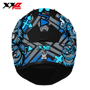 <span class=keywords><strong>Cascos</strong></span> Integrales <span class=keywords><strong>de</strong></span> Motocicleta NUEVOS con Alerón Grande, Doble Visera, Hebilla <span class=keywords><strong>de</strong></span> Liberación Rápida, Tallas S-XXL, XXP VINDICATOR FRENZY DOT ABS - Product Image 4