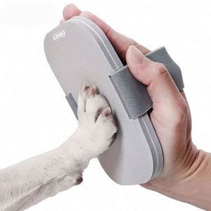 Tabla de limar uñas para perros sin estrés, con mango elástico para una fácil limpieza, tabla de lijar uñas para perros - Product Image 1