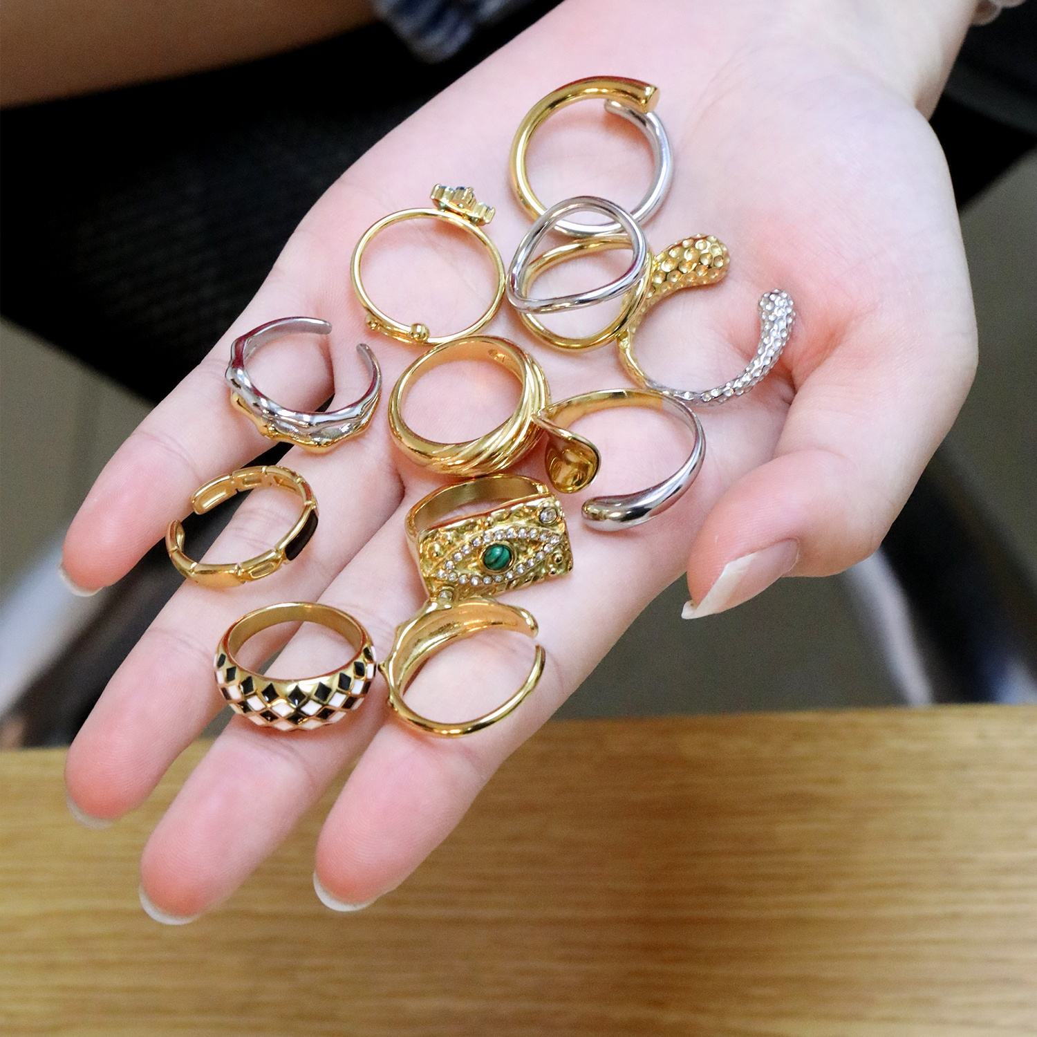 Stackable Rings Best Amazon Gold Jewelry Shop For Gold Middle