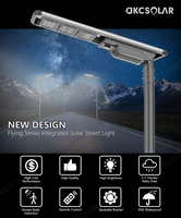 Lampadaire Solaire 50W LED à Vendre : Éclairage Routier Intégré avec Caméra, Étanchéité IP66, Batterie LiFePO4 en Aluminium, Contrôle Intelligent