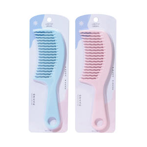 หวีผม LMLTOP รุ่น C162 สีชมพูอ่อน ทำจากวัสดุ ABS สำหรับนวดและจัดแต่งทรงผมเพื่อการดูแลเส้นผมให้เรียบลื่น - Product Image 2