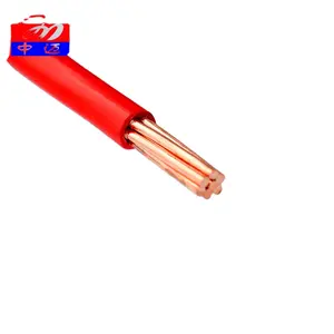 Câbles électriques en cuivre et fibre de carbone, solide, noyau unique, pur H07VR, 1.5mm, 2.5mm, 4mm, isolé PVC, 3.3KG par rouleau, 100m, IEC