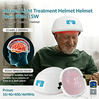 Casque de stimulation cérébrale profonde ZJZK 810nm à lumière infrarouge proche avec neurofeedback pour la thérapie de réadaptation neurologique de l'anxiété