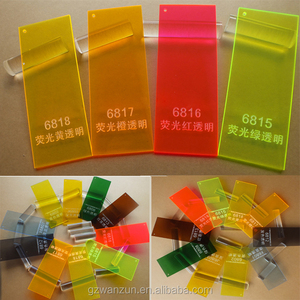 Sparkle fluoreszenz farbe gelb glow in <span class=keywords><strong>the</strong></span> dark acryl blatt - Product Image 2