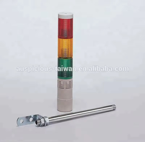 Stackable Signal Tower <b>Light</b> 50Mm Ip54 Protected <b>With</b> <b>Led</b> And Buzzer For Machine Operation - Product Image 3
