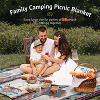 Couverture de pique-nique pliable extra large imperméable et légère, tapis de plage pour le camping et les activités de plein air