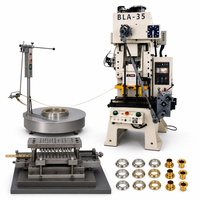 Presse à cadre en C pour la production de œillets métalliques avec matrice progressive