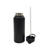 Bouteille d'eau de voyage en acier inoxydable à double paroi isolée sous vide, écologique, classique, 1000 ml (32 oz), couleur personnalisée, logo, 12-24h