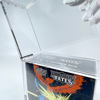 Boîte de présentation en acrylique pour Elite Trainer Box, boîte de protection magnétique transparente empilable 5+8mm, support de collection pour jeux de cartes à collectionner