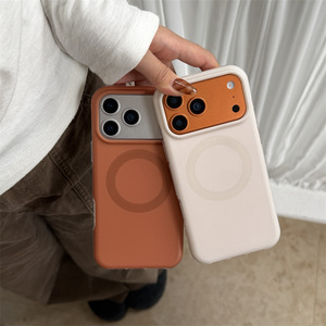 Nouvelle coque magnétique minimaliste mate couleur unie 2026 pour iPhone 17 Pro Max 16 15 14 – Housse tendance pour femme - Product Image 3