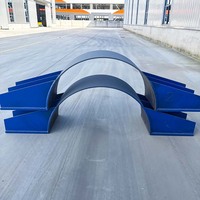 Fixations de coffrage réglables en acier au carbone, assemblage modulaire sans soudure pour la construction de piliers, de capots et de poutres
