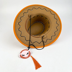 <span class=keywords><strong>El</strong></span> rey pirata puño de fuego Ace <span class=keywords><strong>sombrero</strong></span> hombres tendencia <span class=keywords><strong>sombrero</strong></span> de <span class=keywords><strong>vaquero</strong></span> occidental Anime que rodea Cosplay Jazz <span class=keywords><strong>sombrero</strong></span> al por mayor - Product Image 4