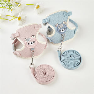 Arnés Ajustable para Perro Kangdarpet con Diseño de Oso de Dibujos Animados, Acolchado, Ecológico, Anti-Escape, Transpirable y de Color Sólido - Product Image 2
