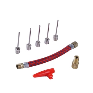 Bomba de metal para bicicleta, Bola de inflado, aguja - Product Image 1