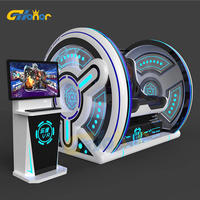 Simulateur de réalité virtuelle jeux 3d casques lunettes 9d cinéma intérieur VR machine de conduite