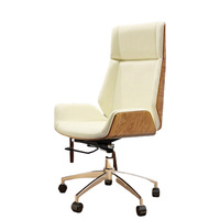 Mobilier de bureau moderne, chaises de bureau ergonomiques à dossier haut, chaise en cuir pivotante confortable pour ordinateur de patron, chaise de réunion du personnel