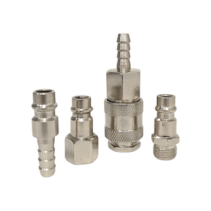 EU Type New Pneumatic <b>Quick</b> Coupler Material with G1/4 Female Thread for Air Compressor With 8*5 Tube - Product Image 1