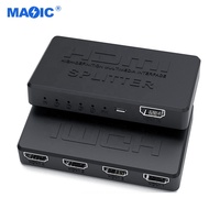 Mendorong harga pabrik 1 Input 2 port 4 port Output AV Splitter Video Switcher 2K x 4K 30Hz 2160P HD Audio HDMI Splitter