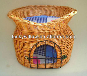 Proveedor directo de fábrica, venta al por mayor, cesta de mimbre hecha a mano para mascotas, cama para perros de sauce - Product Image 5