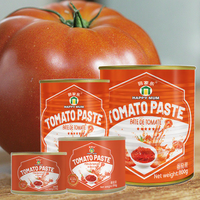 Pâte de Tomate Doublement Concentrée Aseptique Brix 28-30 en Conserve, Prix Usine, Fournisseur Chine