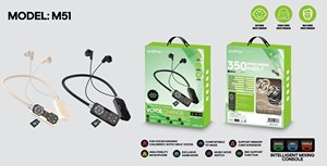 אוזניות ספורט KAKU V5.0 חכמות, אלחוטיות BT 5.0, עם תאורת LED, סינון רעשים אקטיבי (ANC), עמידות למים IPX2, מתאימות לטלפונים ניידים. - Product Image 4