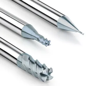 Samho Rắn Carbide Độ Chính Xác Cao 2/4 Flutes Flat End Mill Vuông End Mill CNC Cutter Cho Làm Việc Khuôn Thép